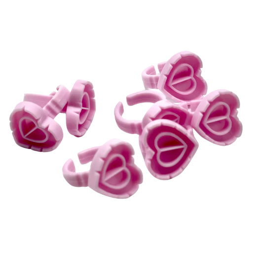 Heart Blossom Glue Ring |100 pcs