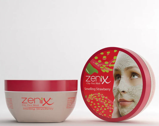 Zenix Smelling Strawberry Dead Sea Mud Clay Face Mask 350gr